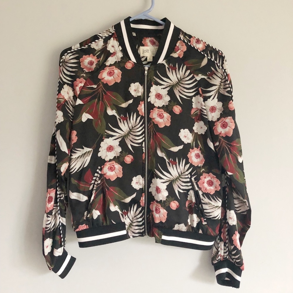 Jolt Floral Bomber Jacket